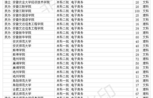 十大电子商务专业排名